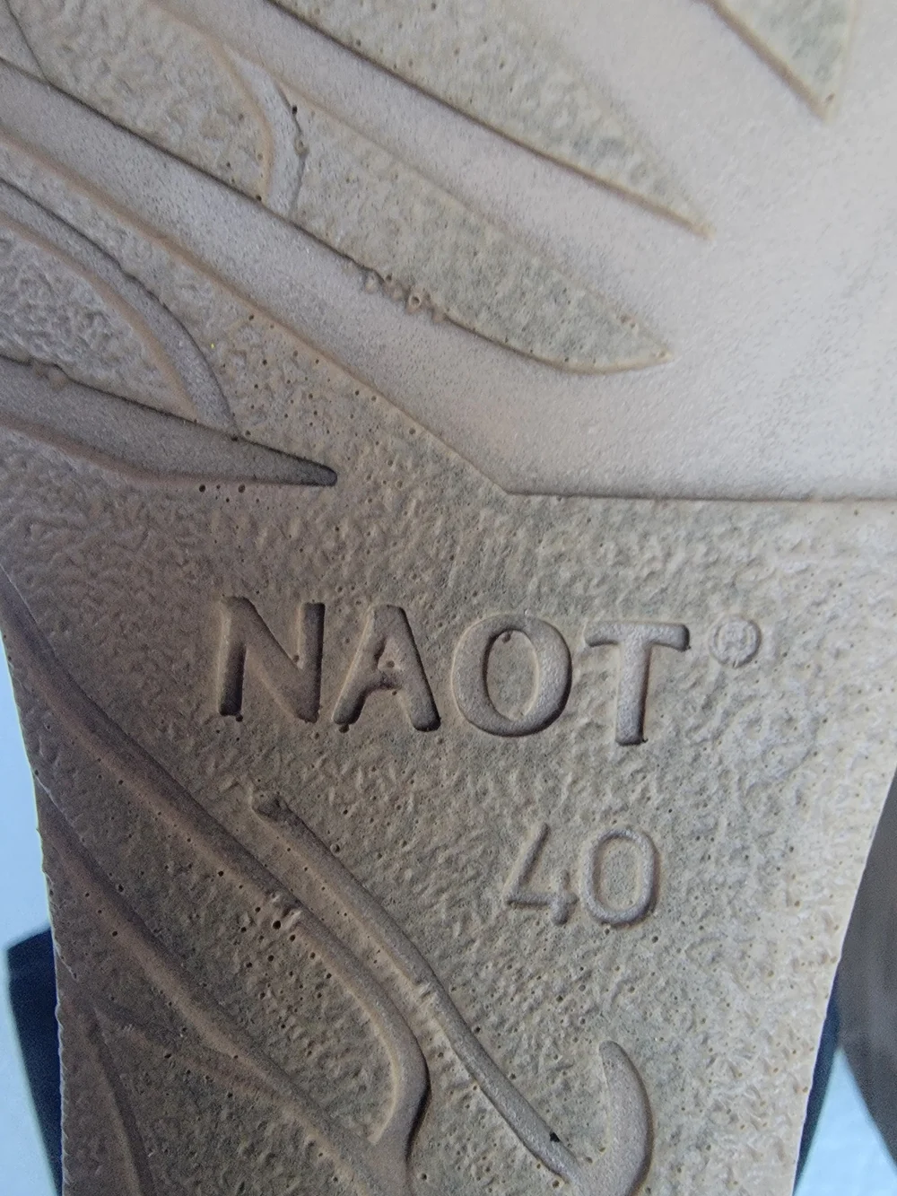Naot Black and Beige Suede T-Strap Wedge Sandals